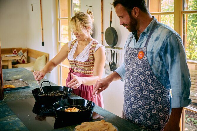 Bavarian Schnitzel Cooking Class in Oberaudorf Farmhouse - Kaiserschmarrn dessert: how the batter rests and the pancake gets ripped