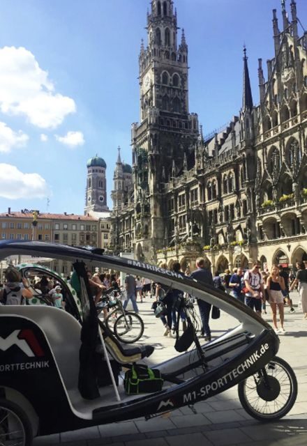 Exploring Munich in a Rikscha - Languages and private-group comfort