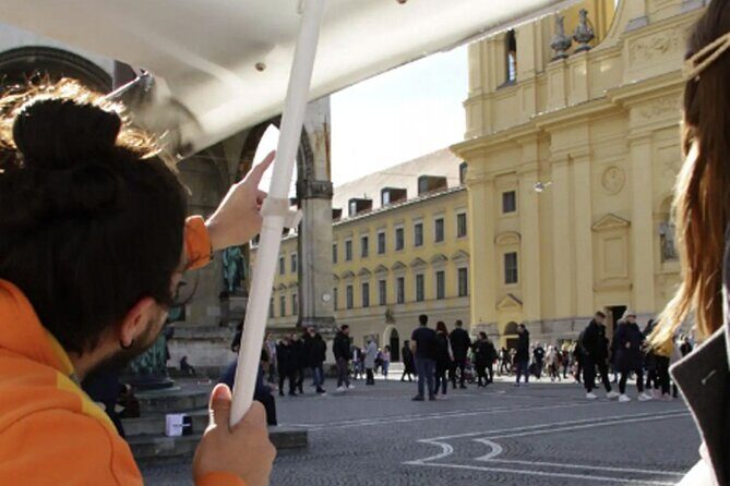 Knowing Munich in a Rikscha - English Garden: your best chance at a breather with big views