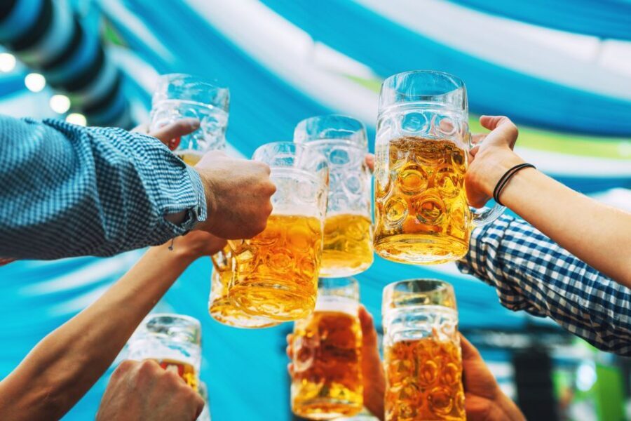 München: Oktoberfest Experience and Lunch in Tent - The Reserved Beer Tent Portion: Table Ready, Beer Included