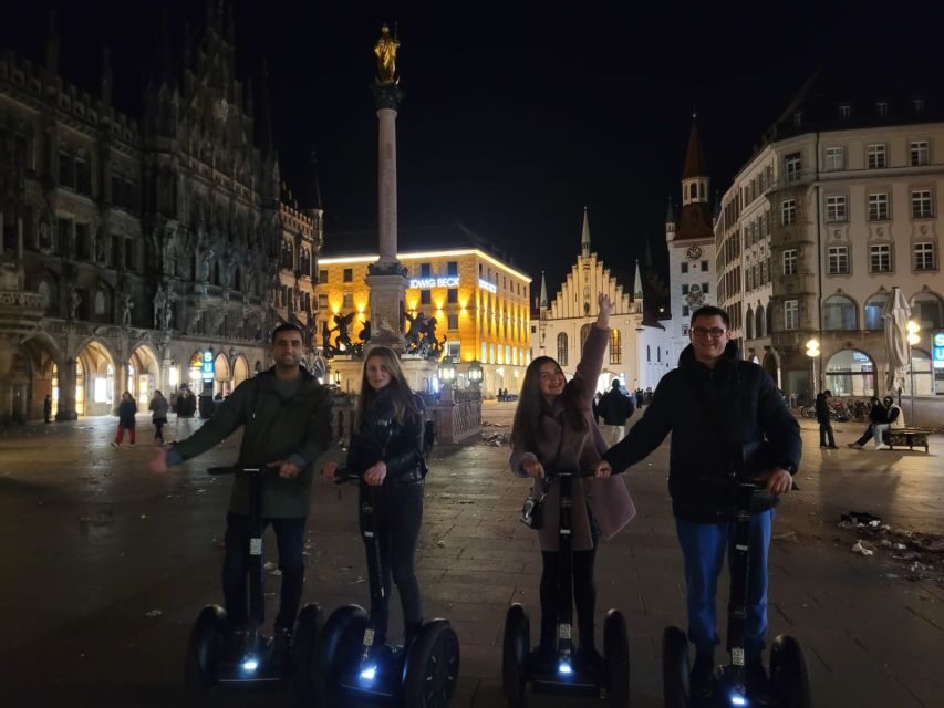 Munich: Guided City Highlights Night Tour by Segway - Friedensengel and the English Garden: Eisbachsurfers Included