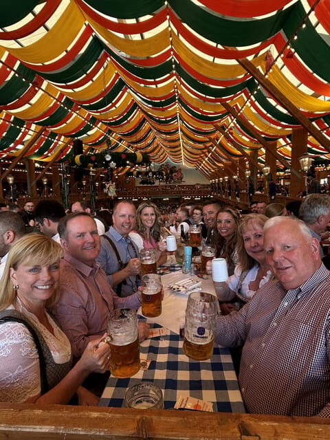 Munich: Guided Oktoberfest Experience with Beer and Lunch - Beer and comfort: what to plan for once you’re seated