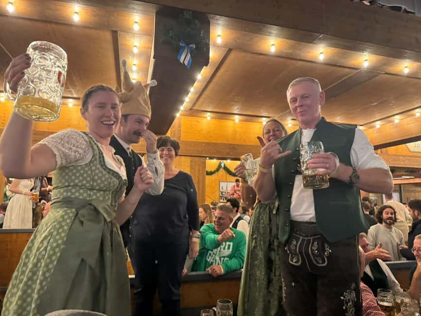 Munich: Oktoberfest Big Beer Tent Evening Table Reservation - The two things that make the seating feel worth the money: location and “settling-in” time
