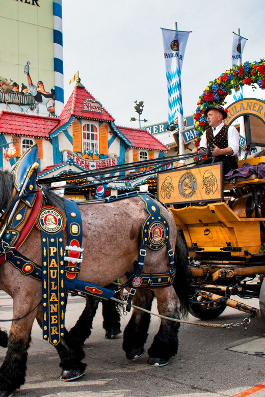 Munich: Oktoberfest Tour with Tent Reservation, Food & Beer - The Wiesn grounds walk: photo stop, street snacks, and context