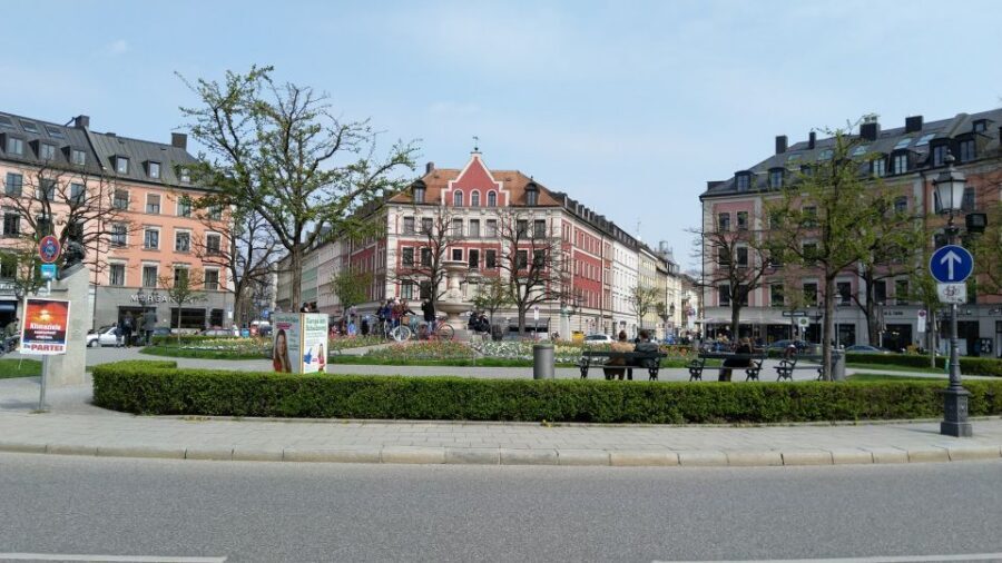 Munic:h; Paul's Bavarian Food and Market Tour - Stop 1: Starting at Karlplatz, then soup time at Augustiner Stammhaus
