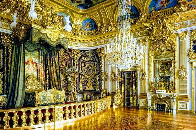 MY<em>GUiDE The King's GREATEST PALACES Neuschwanstein & HERRENCHIEMSEE from Munich – Getting from Munich without draining your day’ /><br />
You’ll go in a newer <strong>Mercedes- or VW-comfort minivan</strong> with A/C. That matters because the day is long (about <strong>10 hours 30 minutes</strong>), and you’ll want your energy for stairs and views, not for road stress.</p>
<p><p>The tour notes <strong>pickup offered</strong> and a “mobile ticket” setup, so you should be able to keep things simple on departure day. You also get mineral water on board.</p>
</p>
<p><p>One thing I appreciate: the guide isn’t just giving directions. In past bookings, Stefan has been described as professional, funny, and good at explaining not only the castles but also the towns you pass on the drive. That kind of narration makes the ride feel like part of the experience instead of dead time.</p>
</p>
<h2 id="prien-am-chiemsee-a-short-boat-ride-before-the-versailles-style-palace">Prien am Chiemsee: a short boat ride before the Versailles-style palace</h2>
<p>GUiDE The King's GREATEST PALACES Neuschwanstein & HERRENCHIEMSEE from Munich – Prien am Chiemsee: a short boat ride before the Versailles-style palace’ /><br />
Before you reach <strong>Schloss Herrenchiemsee</strong>, there’s a stop in <strong>Prien am Chiemsee</strong>. The plan includes about a <strong>15-minute boat trip</strong> across Lake Chiemsee, with the ferry cost listed as an extra expense (not included in the tour price).</p>
<p><p>Prien is a small, charming town on the western shore, and the tour adds flavor by pointing out details like the lake’s harbor history. There’s also mention of an old steam tram that runs between the train station and the port in summer months.</p>
</p>
<p><p>Practical note: the boat segment isn’t the main event, so don’t expect a long scenic cruise. Think of it as a quick “we’re going into the lake-palace world” moment that sets up the Herrenchiemsee visit.</p>
</p>
<h2 id="herrenchiemsee-palace-versailles-style-interiors-in-about-35-minutes">Herrenchiemsee Palace: Versailles-style interiors in about 35 minutes</h2>
<p><img width="669" height="446" decoding="async" src=