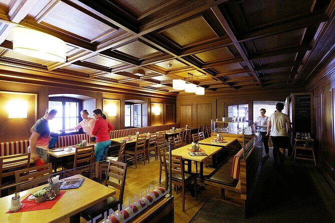 Private Eagles Nest & WWII Doku Center Tour incl. Tickets & Lunch - Morning Munich pickup and the “panoramic motorway” viewpoint by Irschenberg