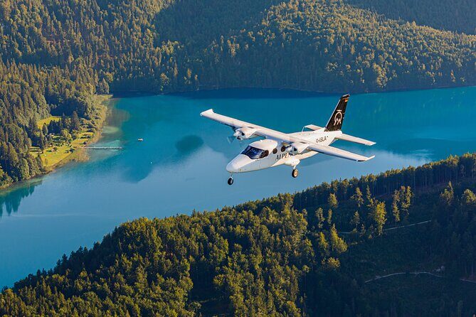 Sightseeing flight Zugspitze Neuschwanstein Castle Alps Munich Augsburg - From northern Alps to Zugspitze: lakes, Wendelstein, and the high-summit moment